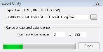 Export Utility