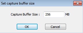 Capture Buffer Size